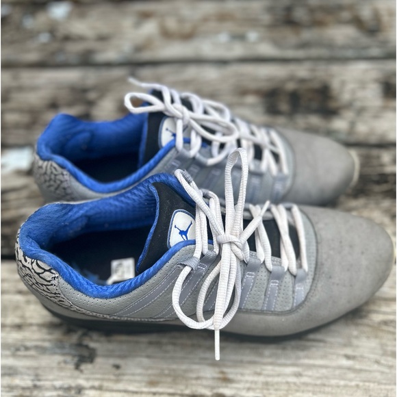 Jordan Comfort Viz Air 11 Leather Stealth Pack-Varsity Royal. Size 11.5 - Picture 4 of 8